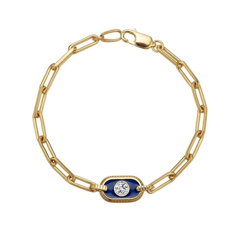 Marrakech Cobalt Blue Charm Bracelet MA014